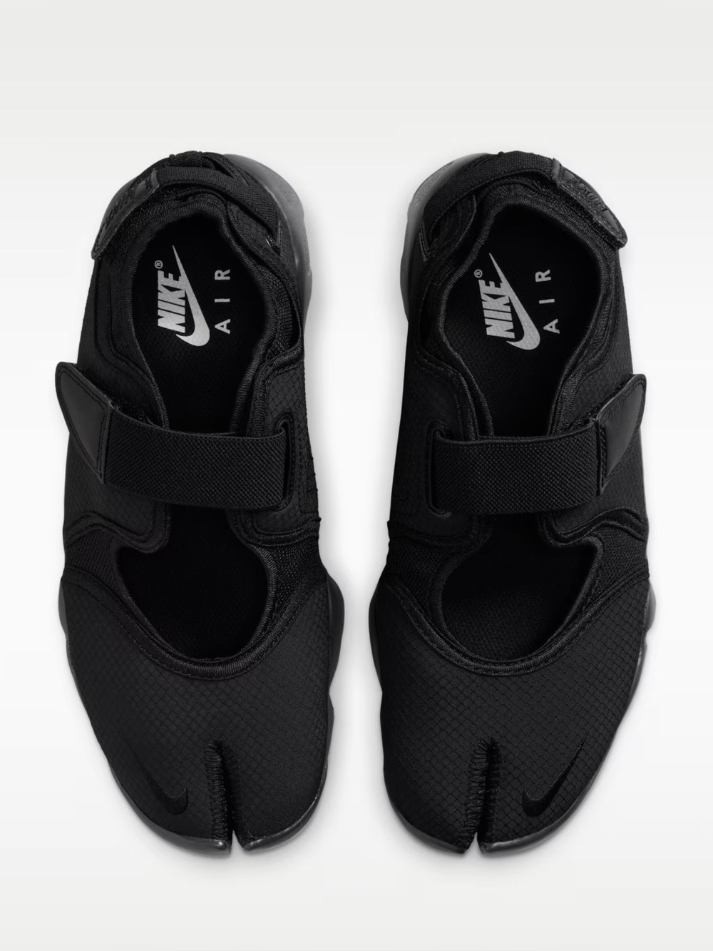 Nike black Air Rift Breathe - size 6W tabis